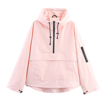 Women's Water-Repellent Hooded Anorak | Elisabeth in Purple - Juana Fashion