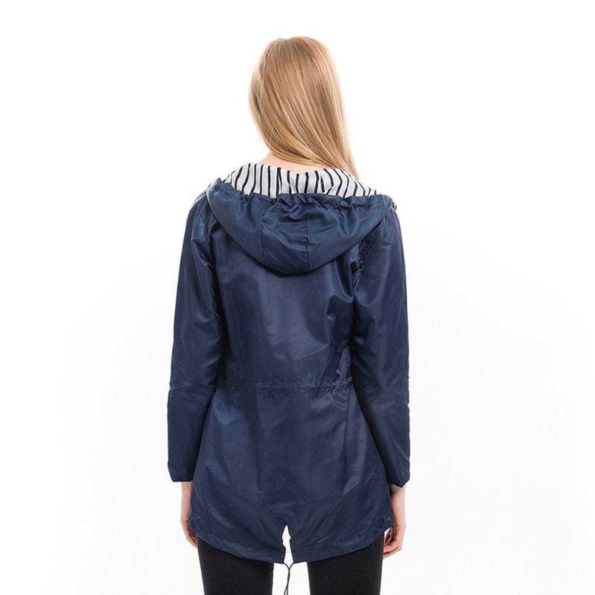 Women's Water-Repellent Hooded Coat | Annika in Yellow - Juana Fashion
