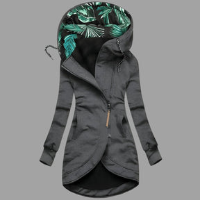 Women's Hooded Winter Jacket | Charlotte in Navy - Juana Fashion