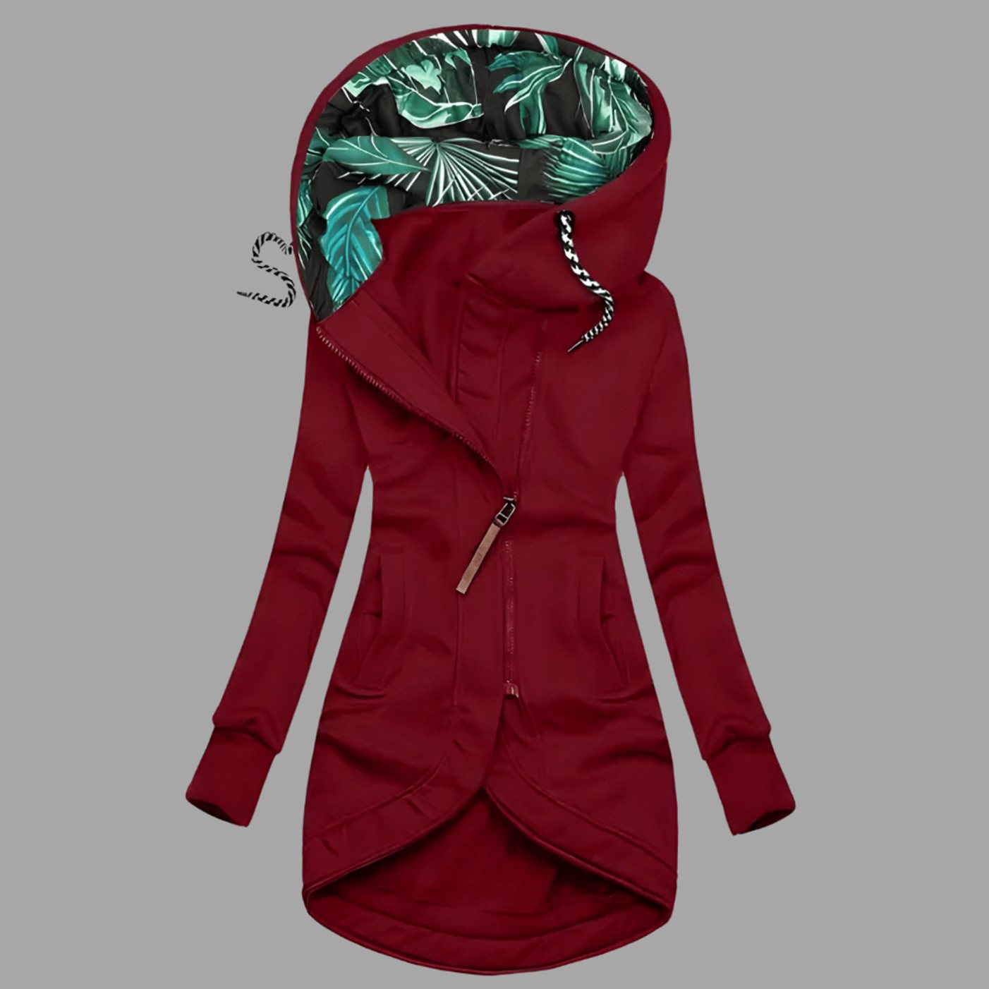 Women's Hooded Winter Jacket | Charlotte in Navy - Juana Fashion
