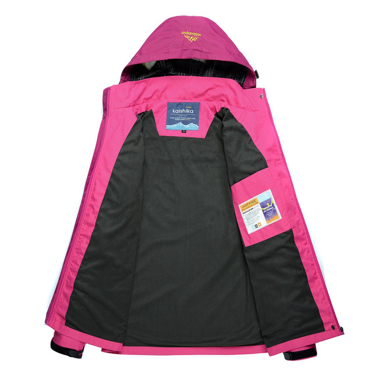 Women's Waterproof Hooded Jacket | Hannah in Green - Juana Fashion