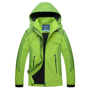 Women's Waterproof Hooded Jacket | Hannah in Light Red - Juana Fashion