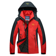 Women's Waterproof Hooded Jacket | Hannah in Light Red - Juana Fashion