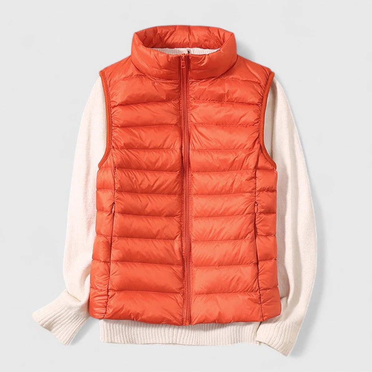Women's Lightweight Quilted Vest | Mia in Black - Juana Fashion
