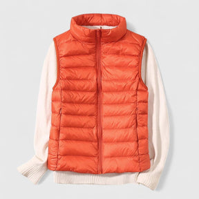 Women's Lightweight Quilted Vest | Mia in Black - Juana Fashion