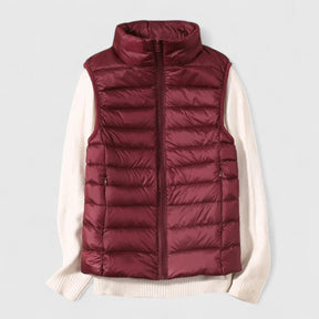 Women's Lightweight Quilted Vest | Mia in Black - Juana Fashion