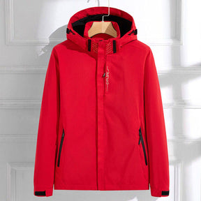 Women's Waterproof Jacket with Detachable Hood | Hannah in Mint - Juana Fashion