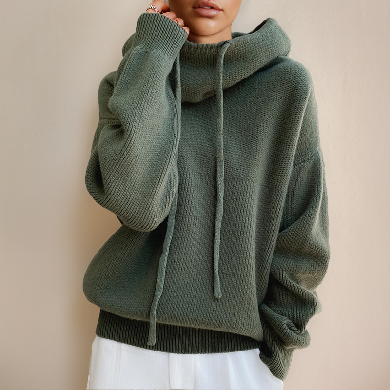 Women's Merino Wool Turtleneck Sweater — View 5