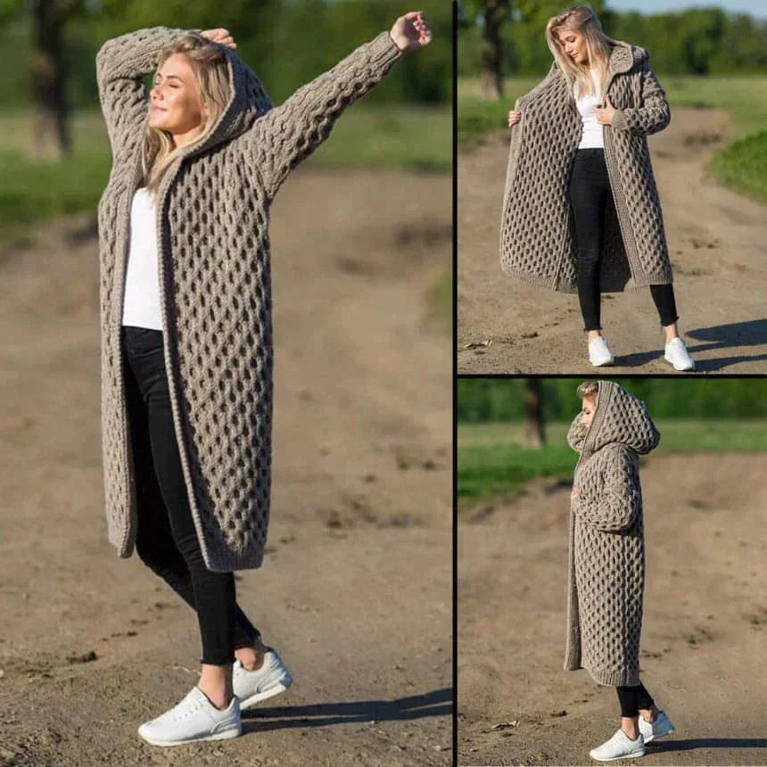 Women's Hooded Cardigan — View 1