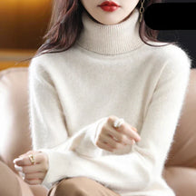 Women's Cashmere Turtleneck Sweater — View 2