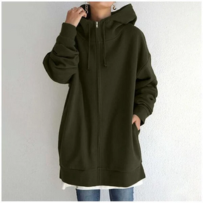 Women's Zip Front Hoodie — View 8