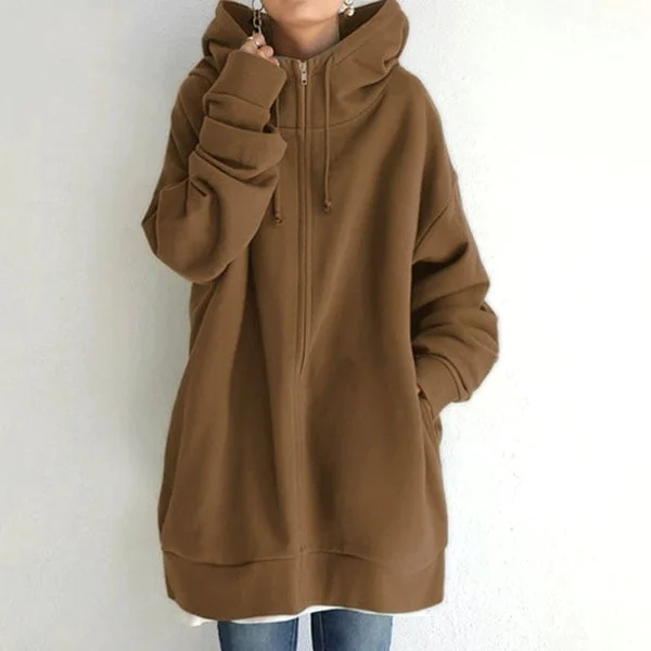 Women's Zip Front Hoodie — View 5