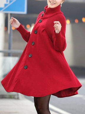 Women's Oversized Plus Size Coat — View 12