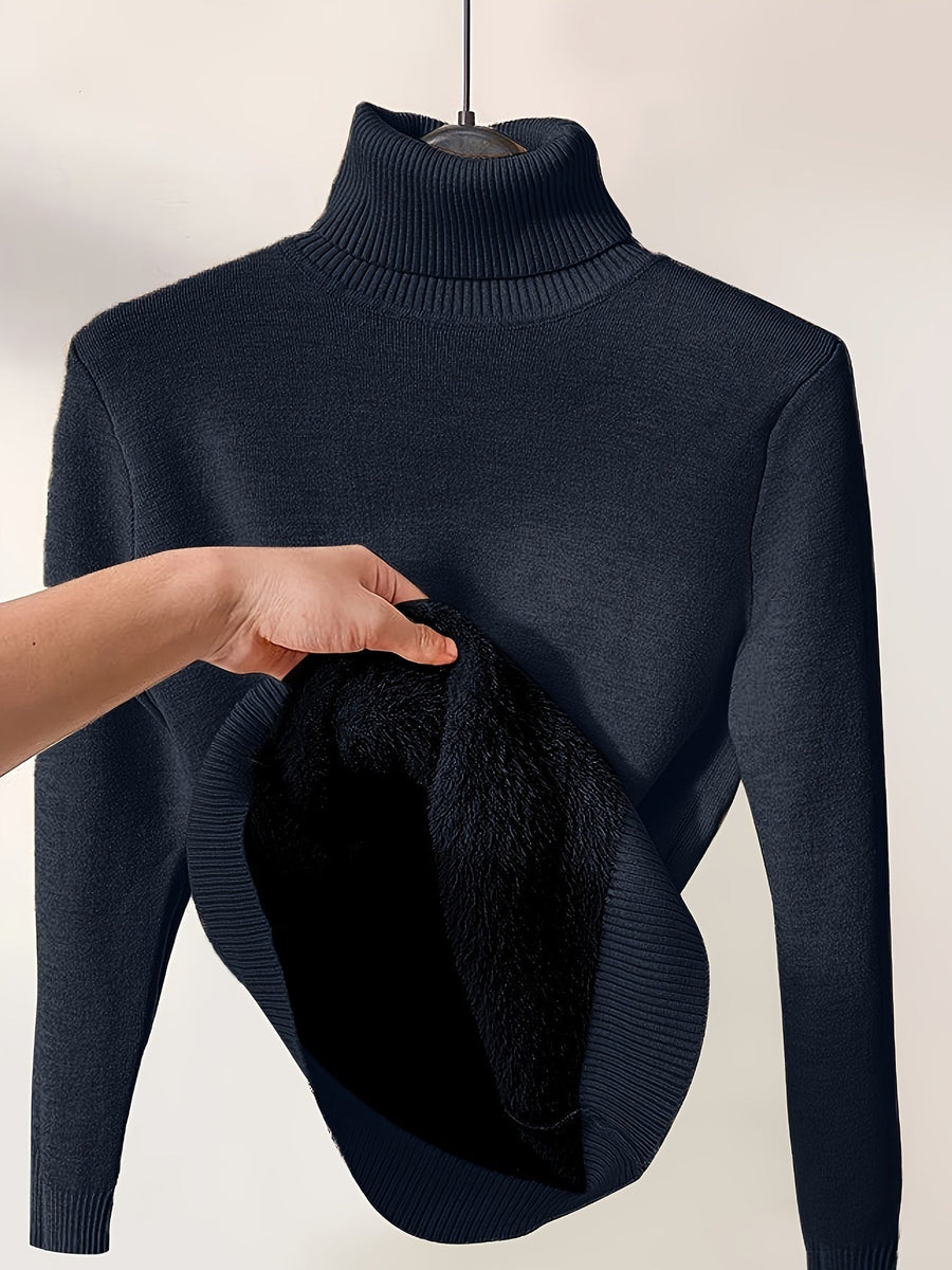 Women's Turtleneck Sweater — View 2