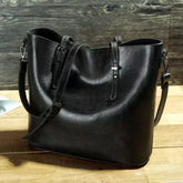 Women's Everyday Crossbody Tote Bag in Black by Juana Fashion