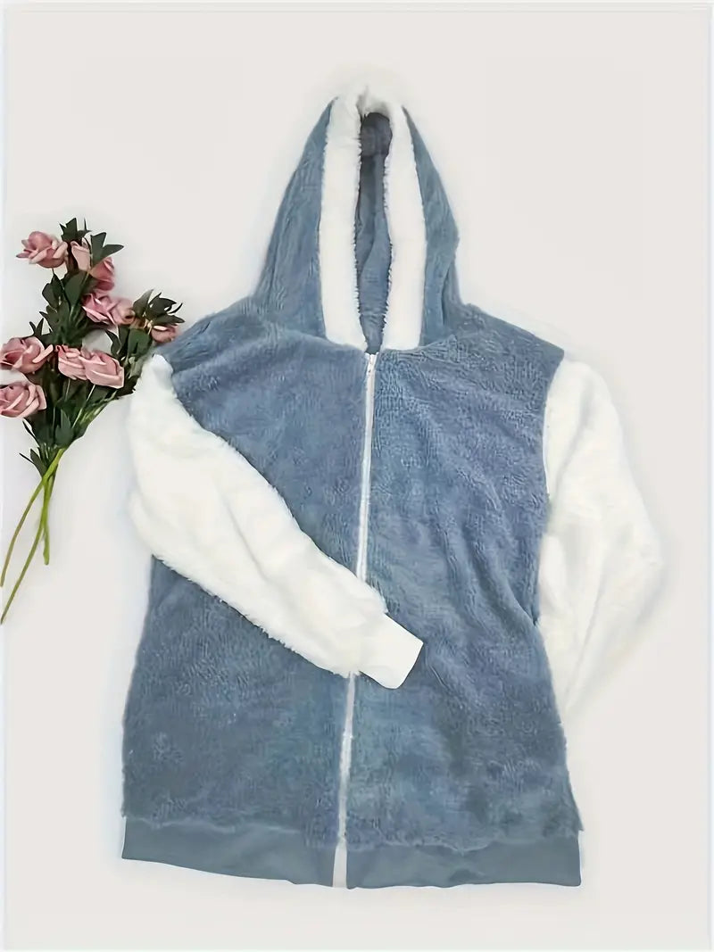 Women's Plaid Zip Front Jacket — View 2