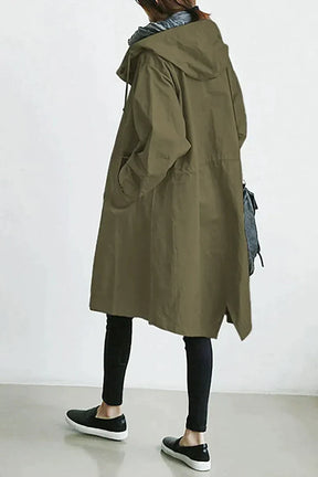 Women's Hooded Trench Coat — View 9