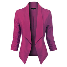Women's Open-Front Blazer | Susanne in Red - Juana Fashion
