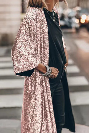 Women's Sequin Detail Cardigan — View 4