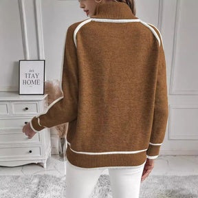 Women's Oversized Turtleneck Sweater — View 1