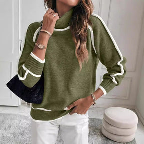 Women's Oversized Turtleneck Sweater — View 5