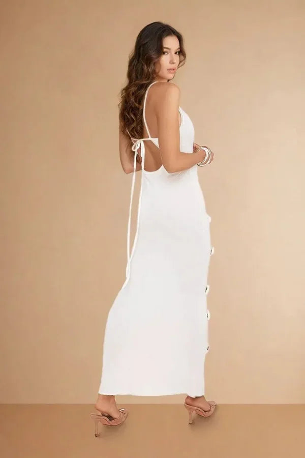 Women's Floral Strappy Maxi Evening Dress | Eva