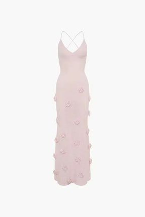 Women's Floral Strappy Maxi Evening Dress | Eva