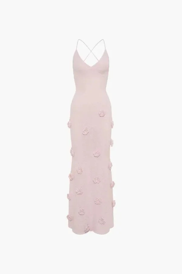 Women's Floral Strappy Maxi Evening Dress | Eva