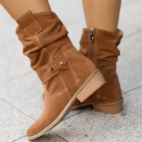 Women's Suede Look Boots — View 6