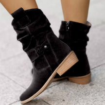 Women's Suede Look Boots — View 5