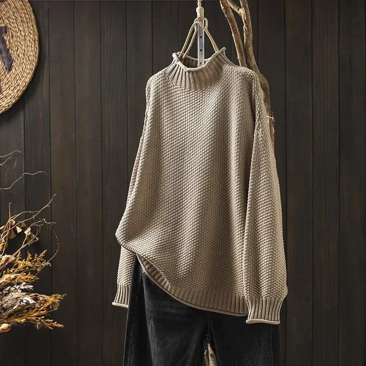 Women's Turtleneck Sweater — View 3