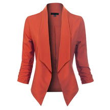 Women's Open-Front Blazer | Susanne in Red - Juana Fashion