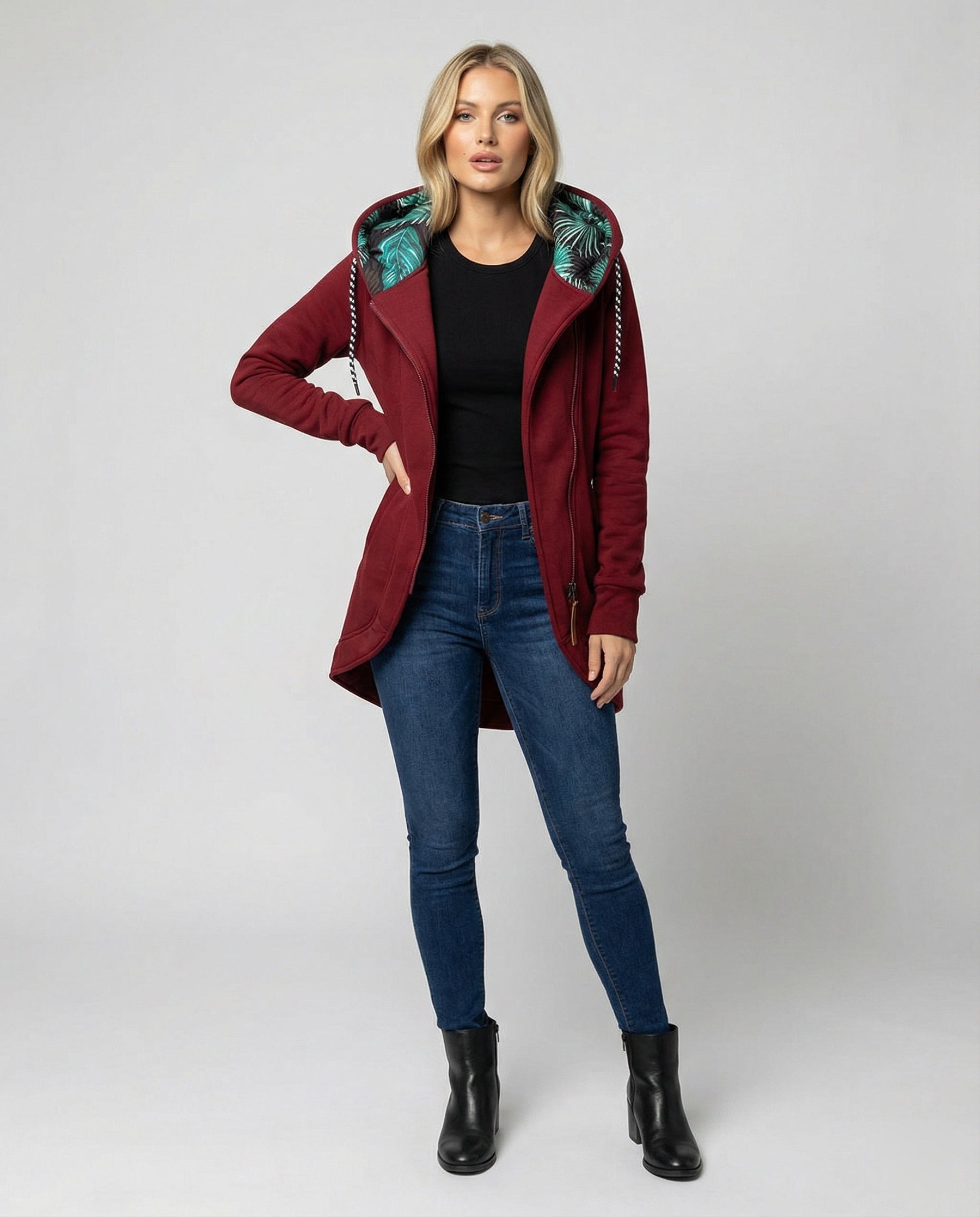 Women's Hooded Coat — View 1