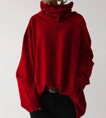 Women's Hooded Turtleneck Sweater — View 5