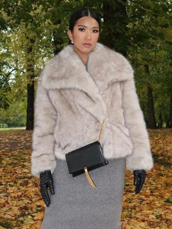 Women's Faux Fur Coat — View 2