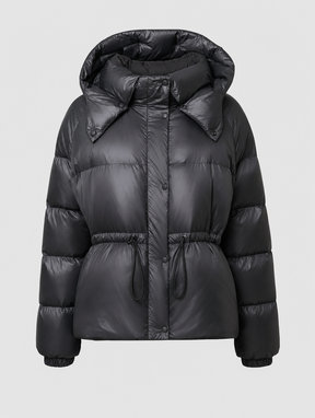 Women's Insulated Hooded Jacket | Grantley in Cream - Juana Fashion