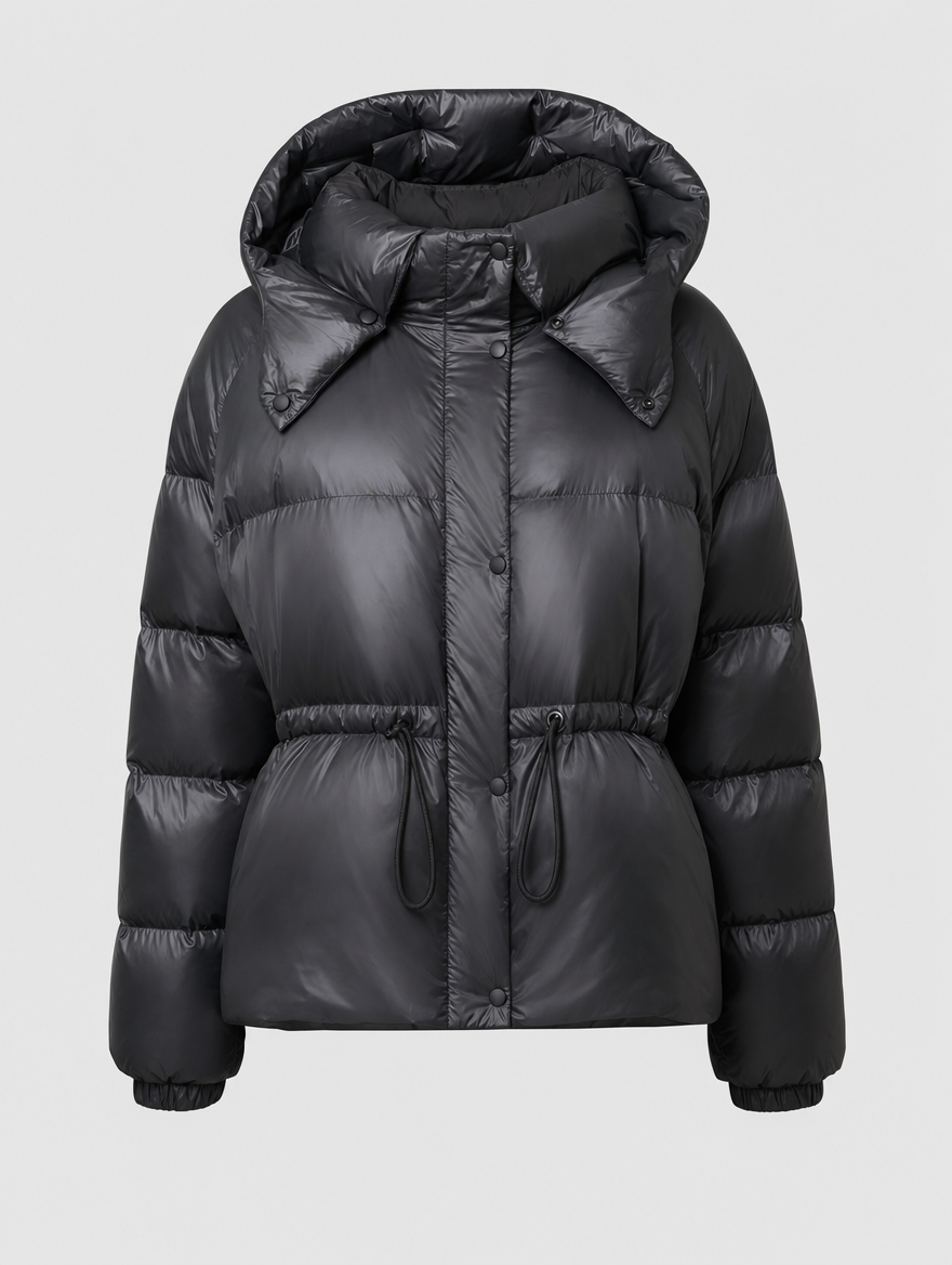 Women's Insulated Hooded Jacket | Grantley in Cream - Juana Fashion