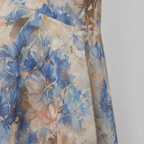 Women's Floral Mermaid Maxi Wedding Guest Dress | Helena