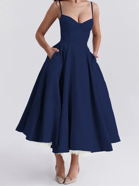 Women's Sweetheart A-Line Midi Cocktail Dress | Helena