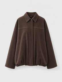 Women's Corduroy Shirt Jacket | Farrow in Khaki - Juana Fashion