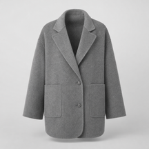 Women's Oversized Wool-Blend Shirt Jacket | Pemberton in Camel - Juana Fashion