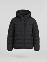 Women's Hooded Down Jacket | Everett in Black - Juana Fashion