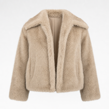 Women's Faux Fur Coat | Glenmore in Black - Juana Fashion