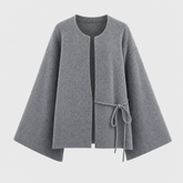 Women's Knit Kimono Jacket | Lindale in Gray - Juana Fashion