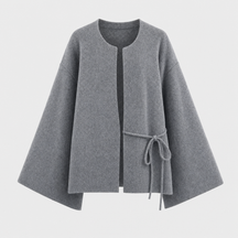 Women's Knit Kimono Jacket | Lindale in Gray - Juana Fashion