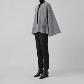 Women's Knit Kimono Jacket | Lindale in Gray - Juana Fashion