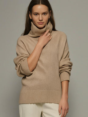 Women's Cashmere Turtleneck Sweater — View 6