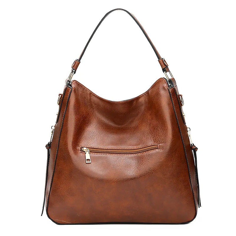 Women's Faux Leather Convertible Hobo Bag by Juana Fashion