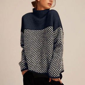 Women's Ribbed Turtleneck Sweater — View 2