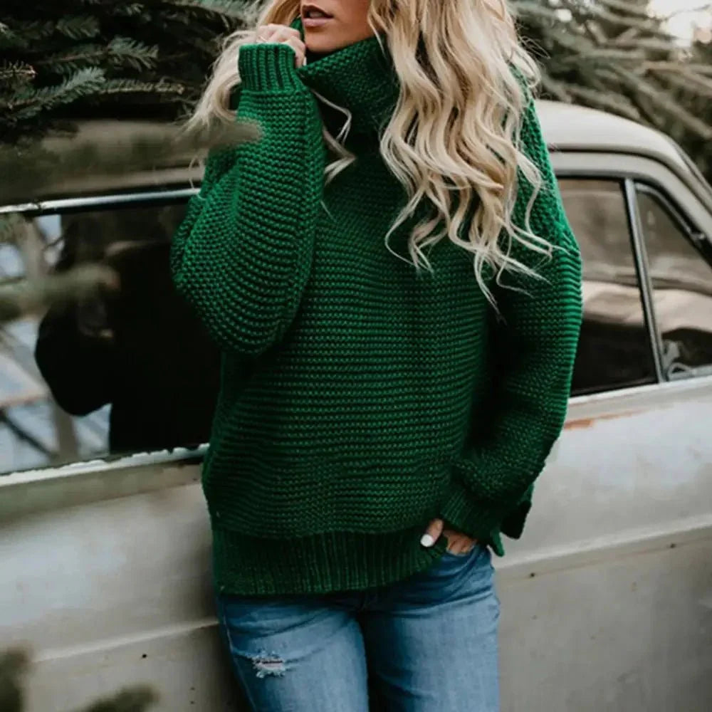 Women's Turtleneck Sweater — View 2
